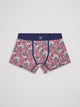 Boxer stretch en coton bio fleuri - DEVRED 1902