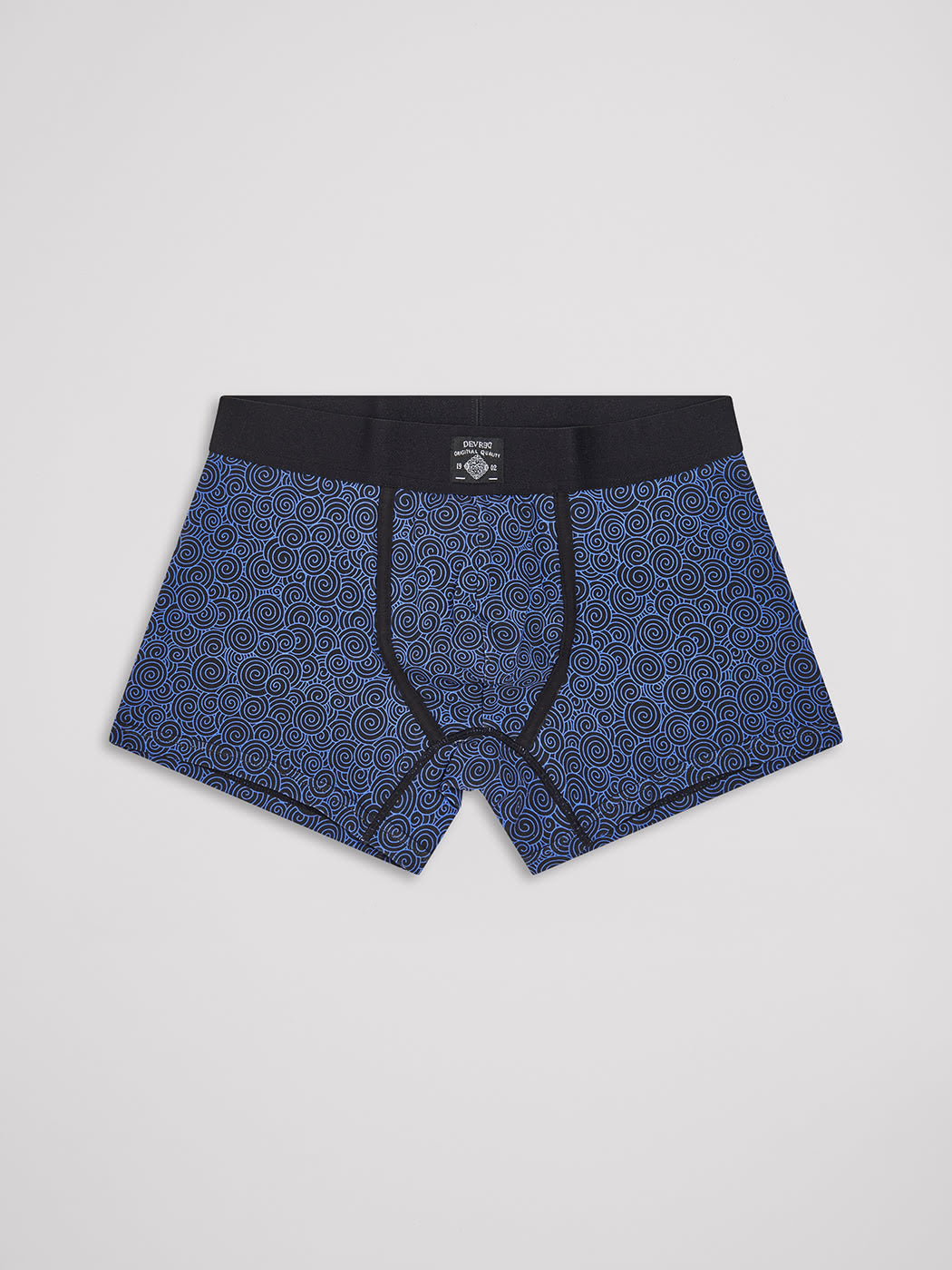 Boxer stretch en coton bio fantaisie - DEVRED 1902