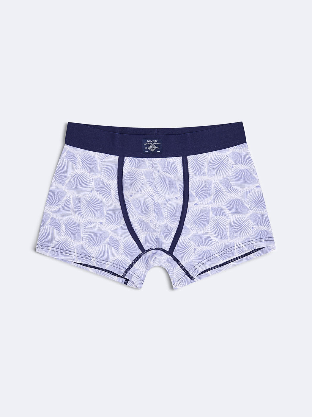 Boxer stretch en coton bio fantaisie - DEVRED 1902