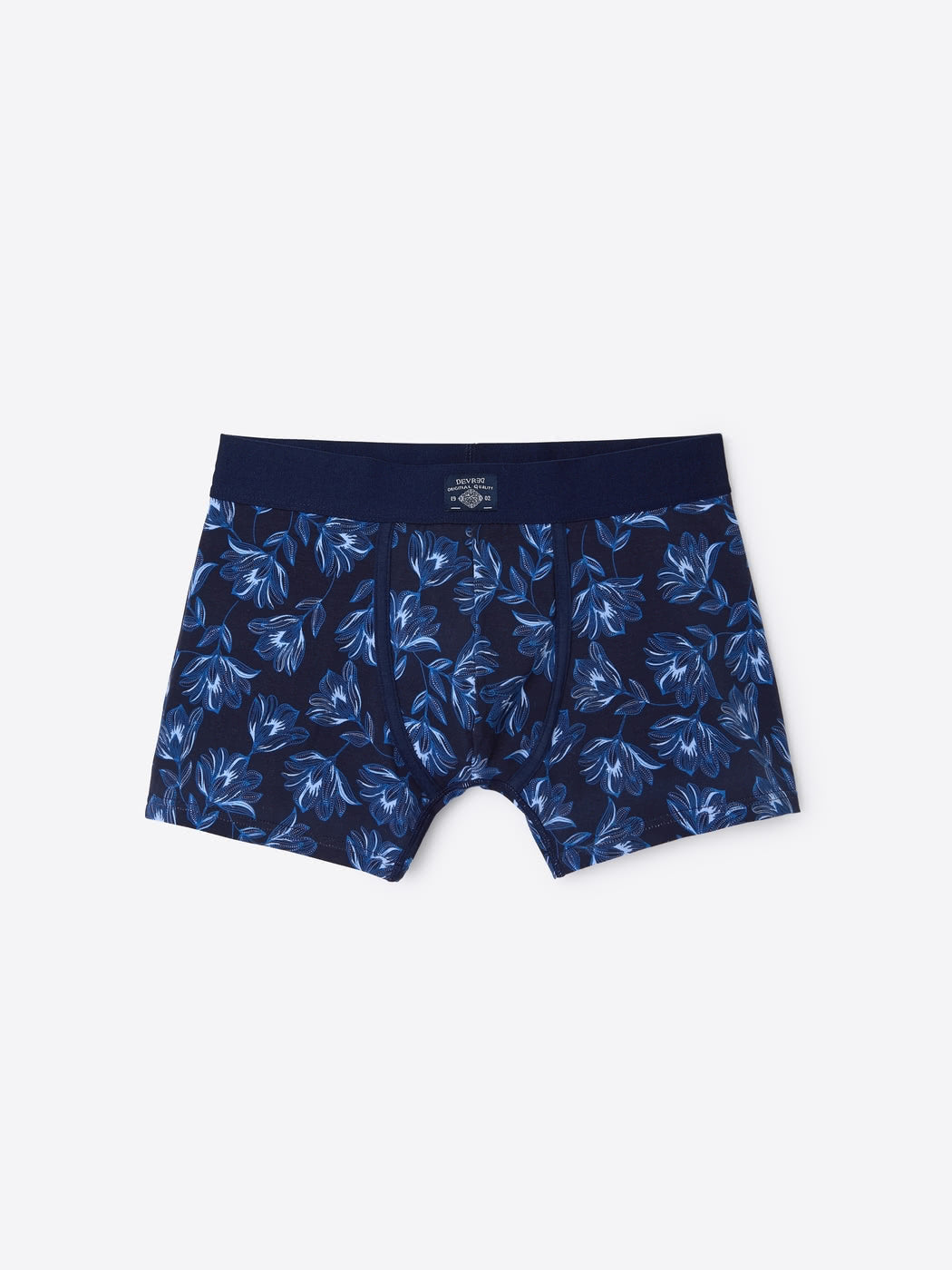 Boxer à fleurs en coton biologique - DEVRED 1902