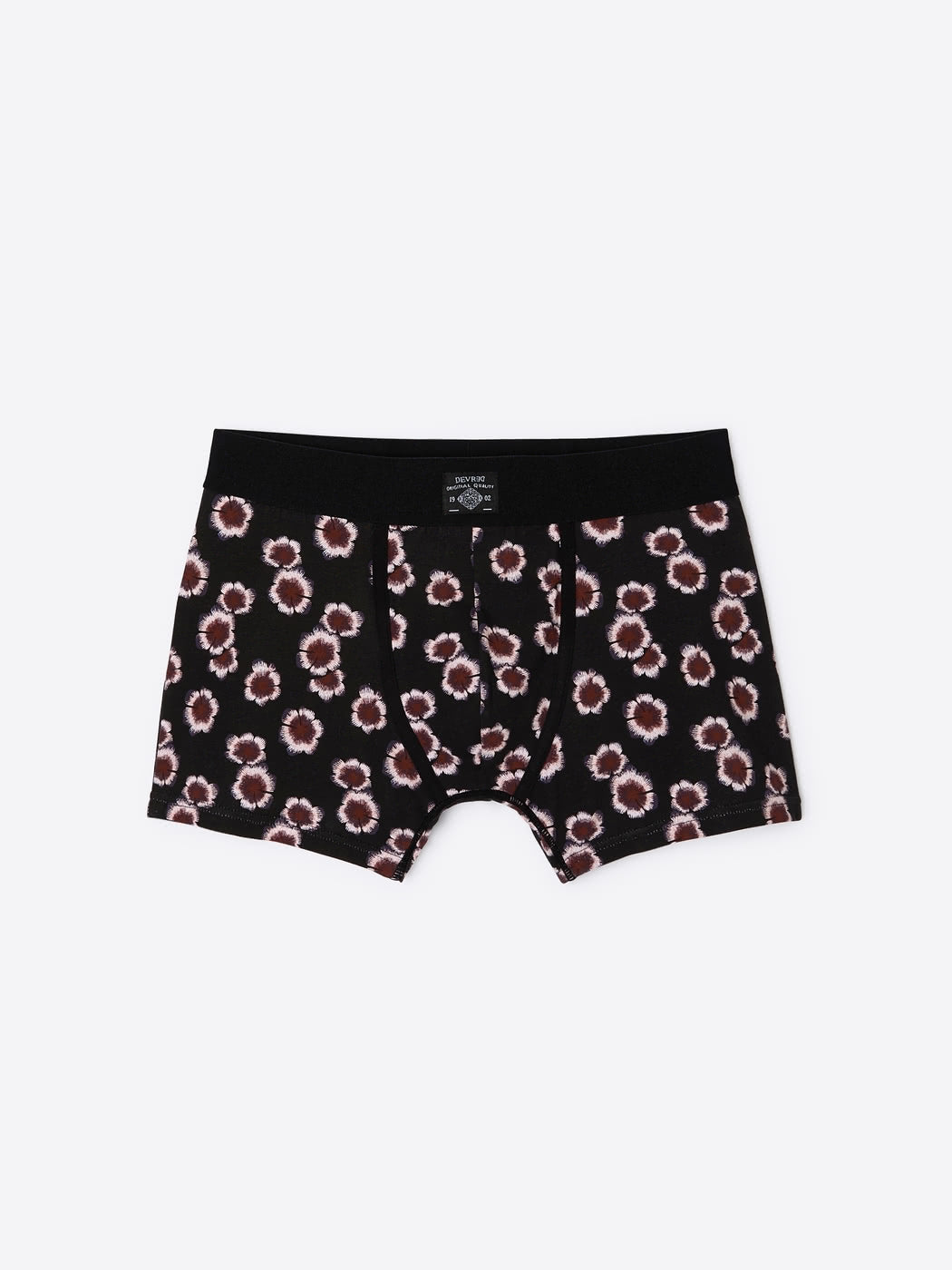 Boxer à fleurs en coton biologique - DEVRED 1902