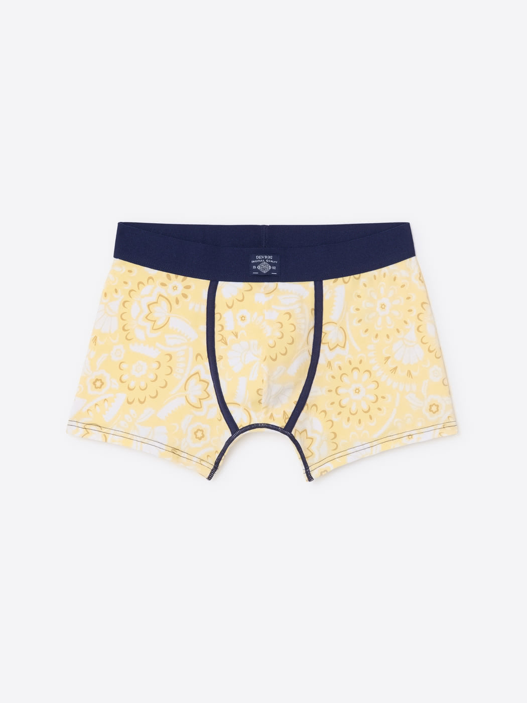 Boxer à fleurs en coton biologique - DEVRED 1902