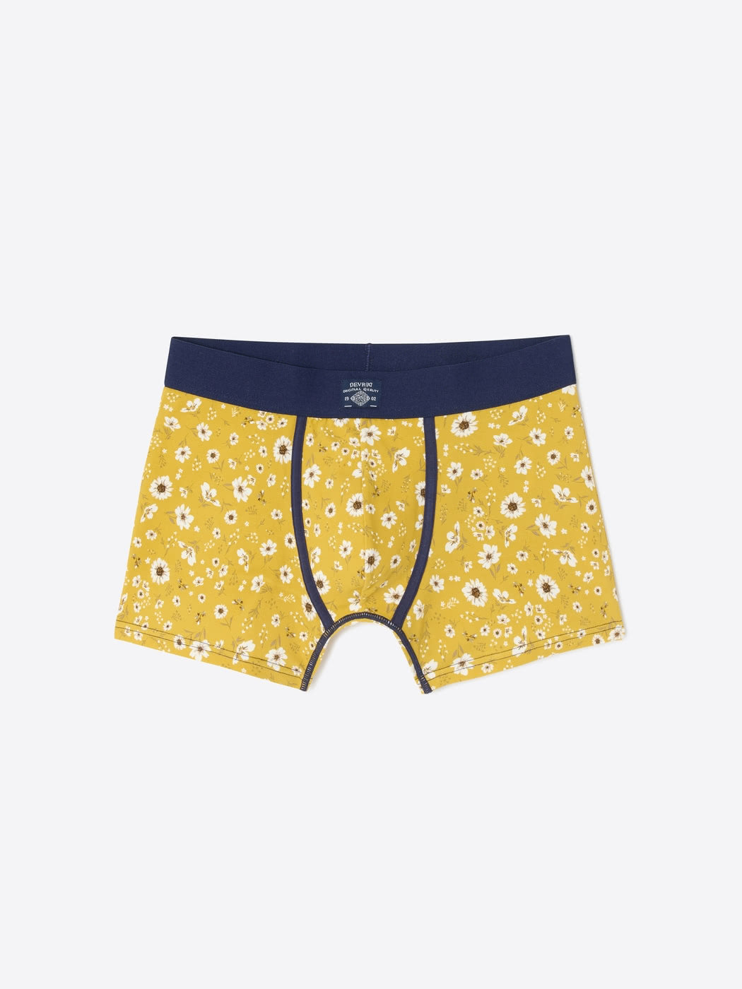 Boxer à fleurs en coton biologique - DEVRED 1902