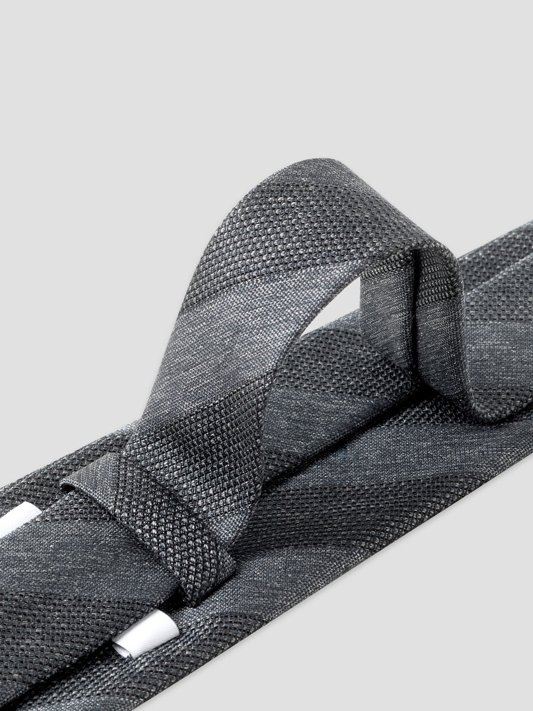 Cravate aspect denim rayée - DEVRED 1902