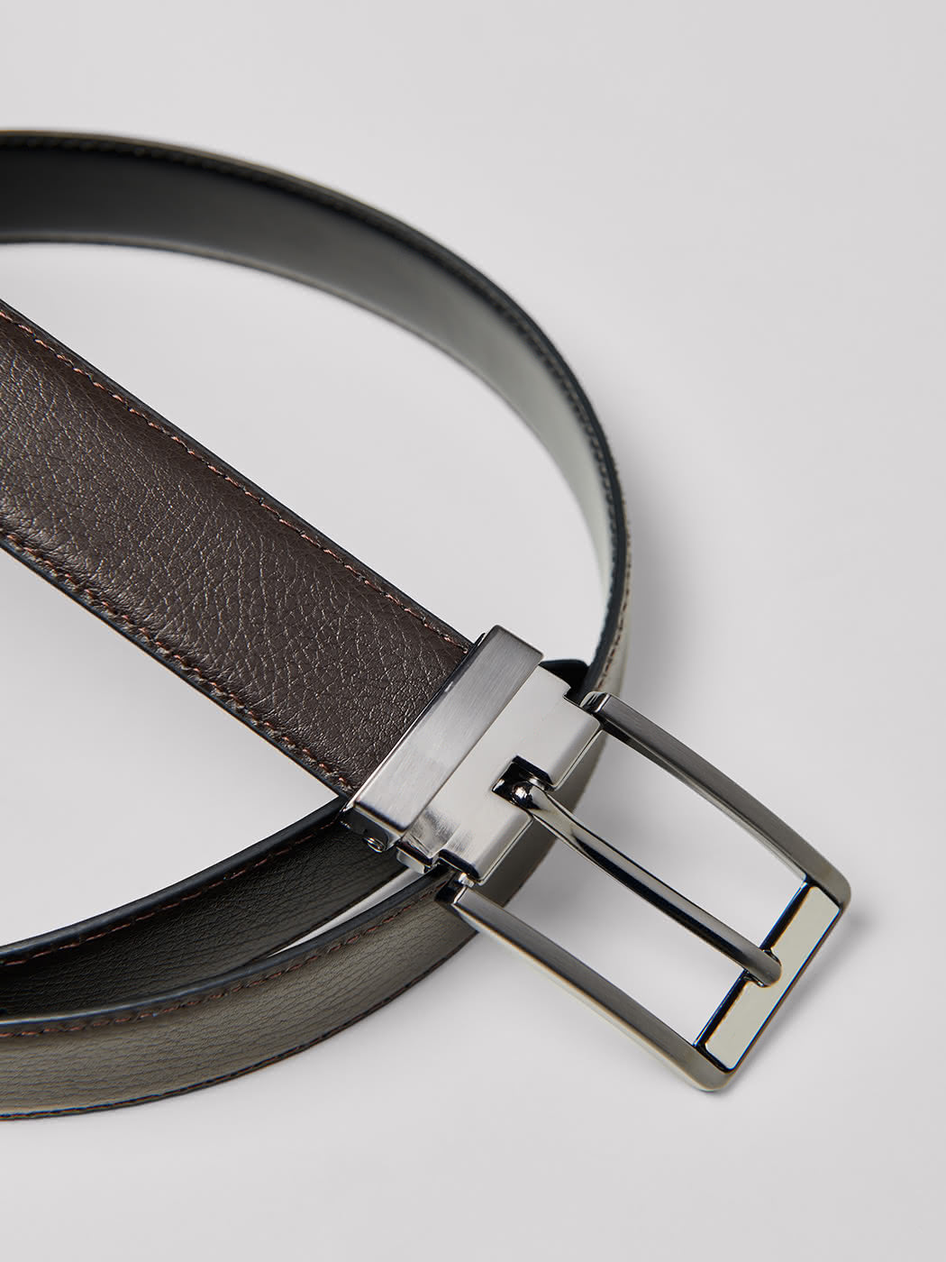 Coffret ceinture en cuir 2 boucles - DEVRED 1902
