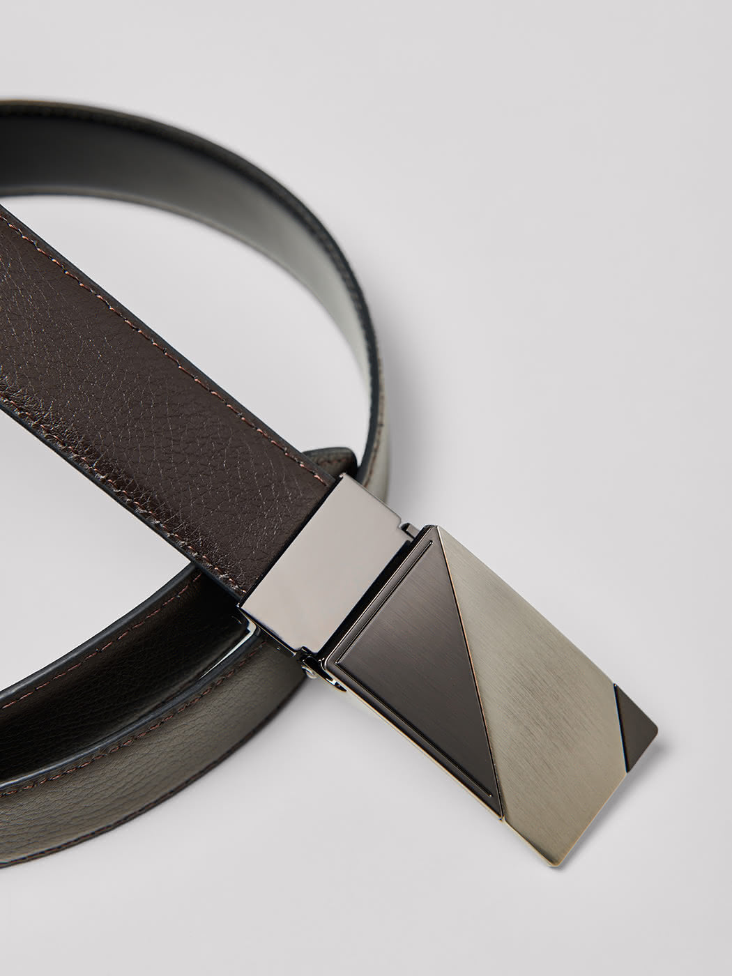 Coffret ceinture en cuir 2 boucles - DEVRED 1902