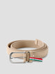 Ceinture en cuir et tissu - DEVRED 1902