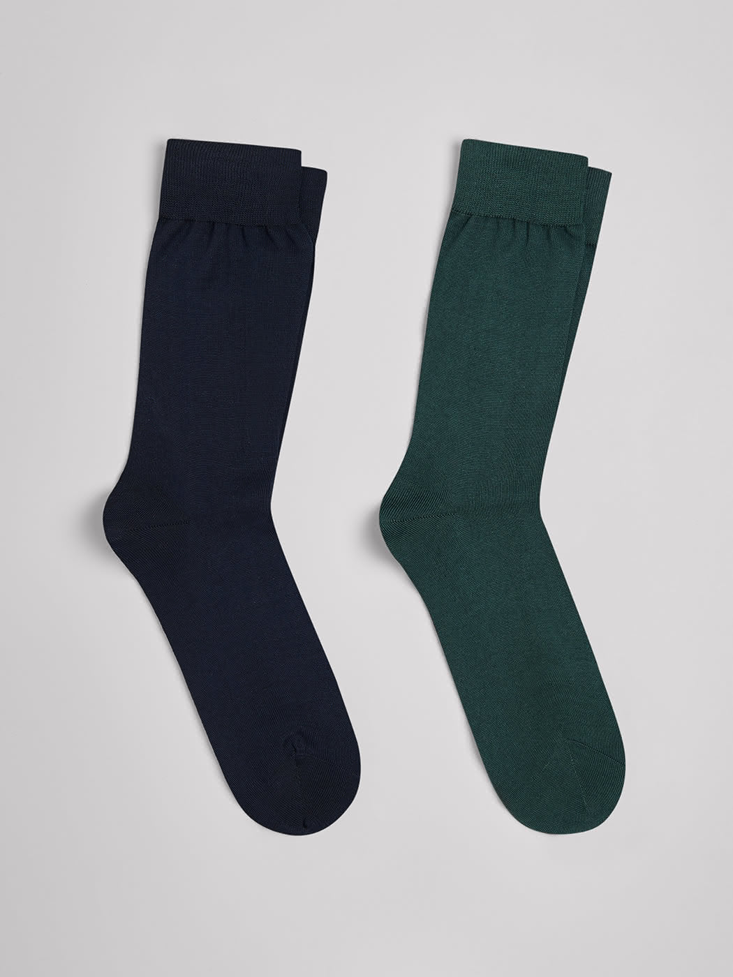 Lot de 2 paires de chaussettes unies - DEVRED 1902