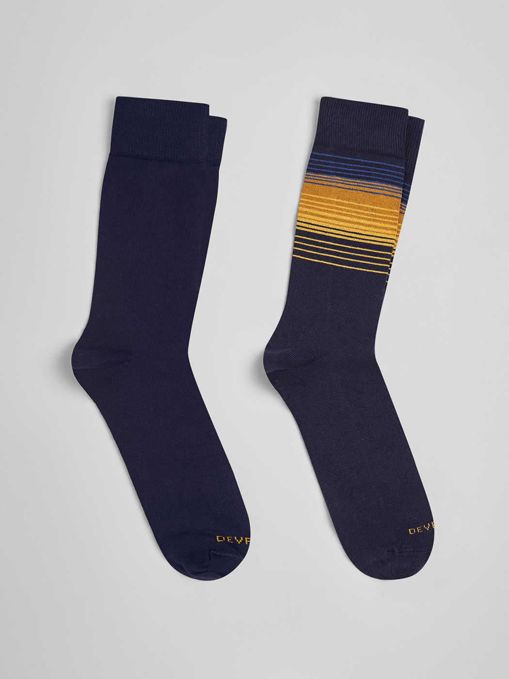 Lot de 2 paires de chaussettes rayées - DEVRED 1902