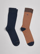 Lot de 2 paires de chaussettes fantaisie - DEVRED 1902