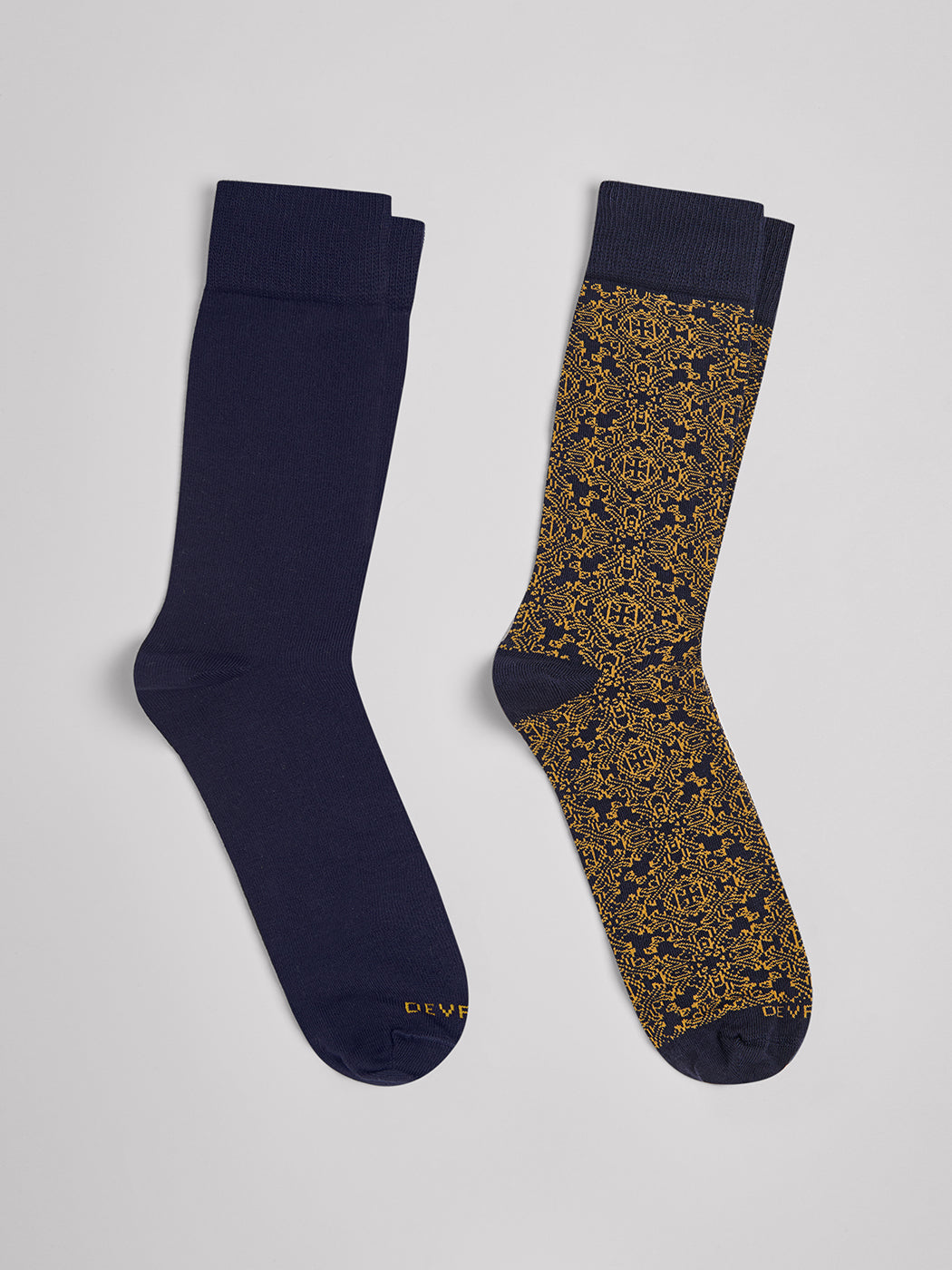 Lot de 2 paires de chaussettes fantaisie - DEVRED 1902