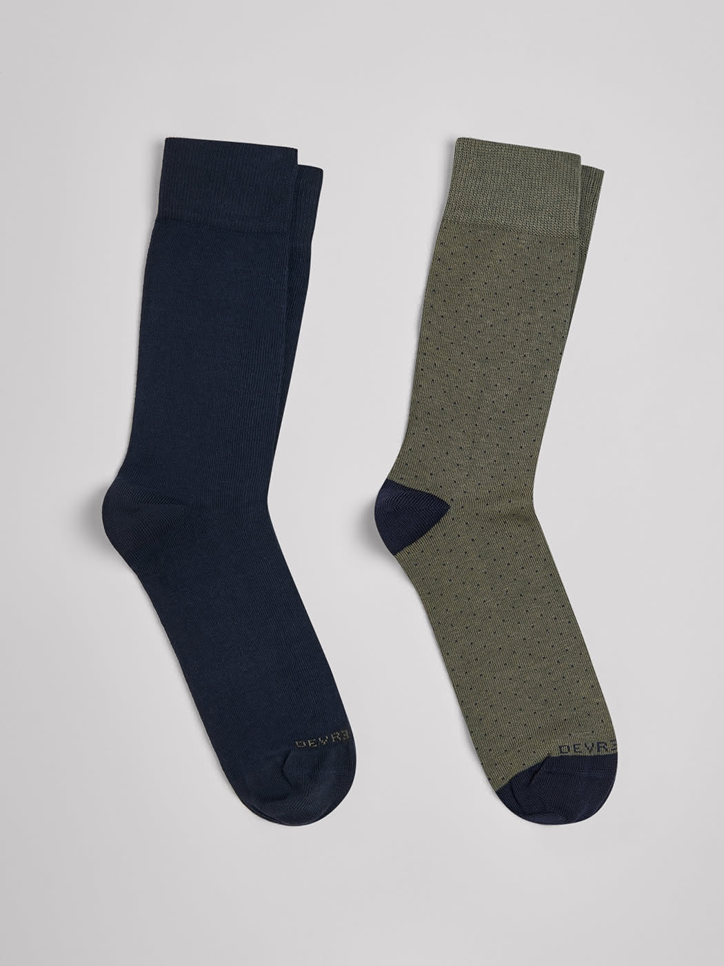 Lot de 2 paires de chaussettes fantaisie - DEVRED 1902