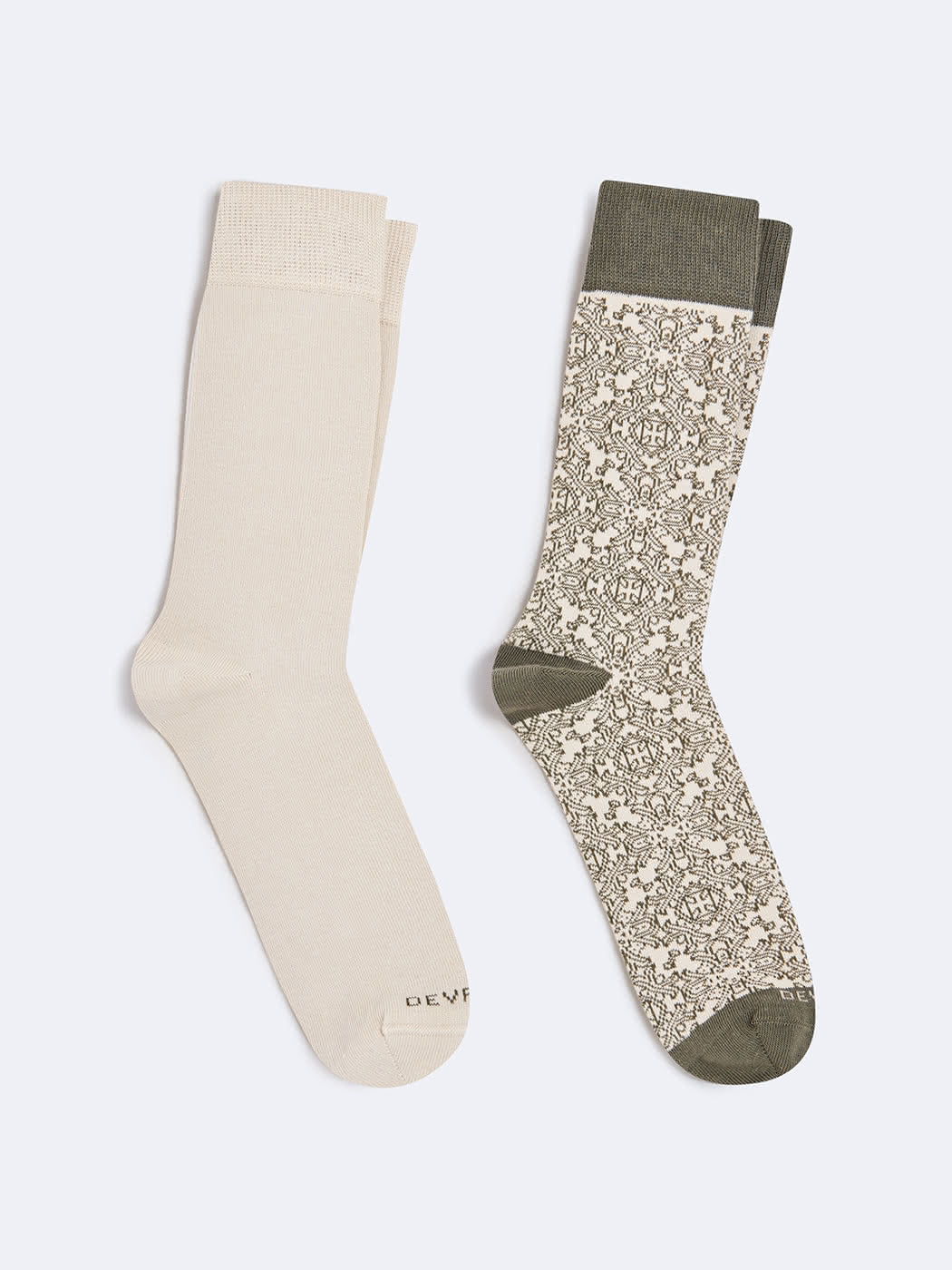 Chaussettes fantaisie en coton bio - DEVRED 1902