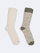 Chaussettes fantaisie en coton bio - DEVRED 1902