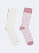 Chaussettes fantaisie en coton bio - DEVRED 1902