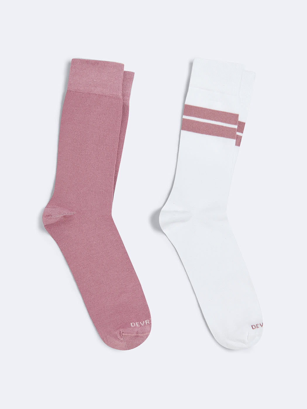 Chaussettes en coton bio rayé - DEVRED 1902