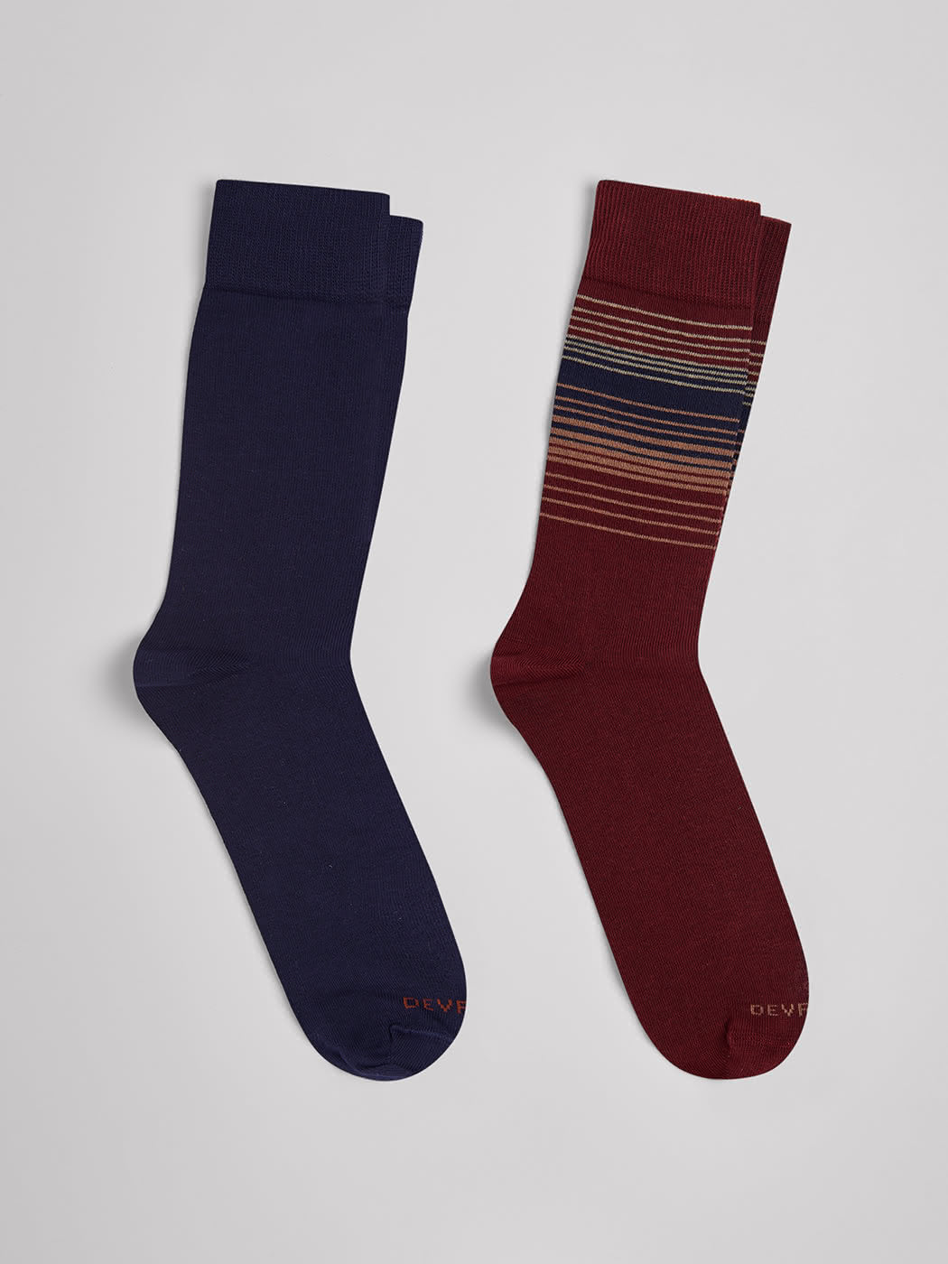 Lot de 2 paires de chaussettes rayées - DEVRED 1902