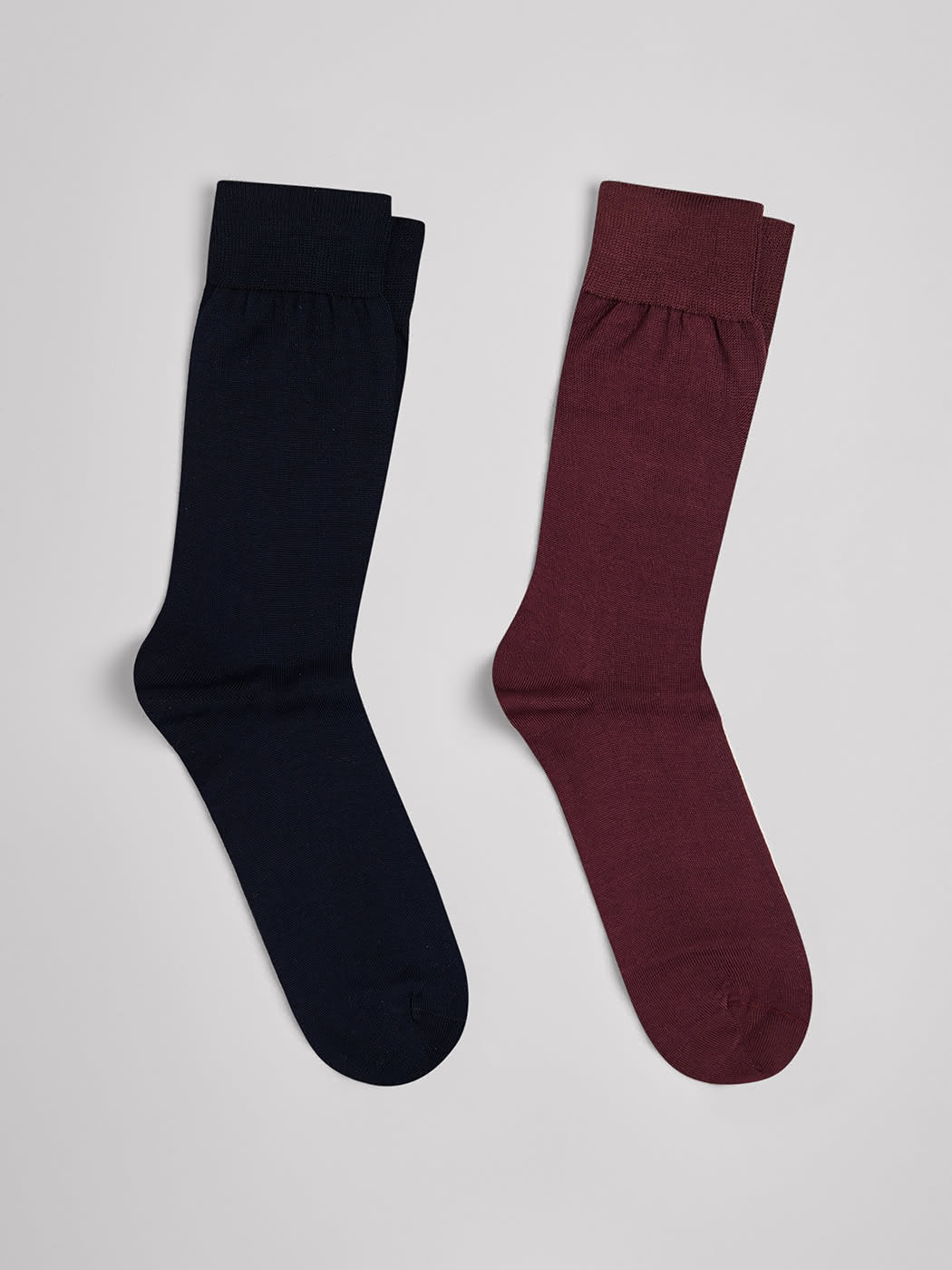 Lot de 2 paires de chaussettes unies - DEVRED 1902
