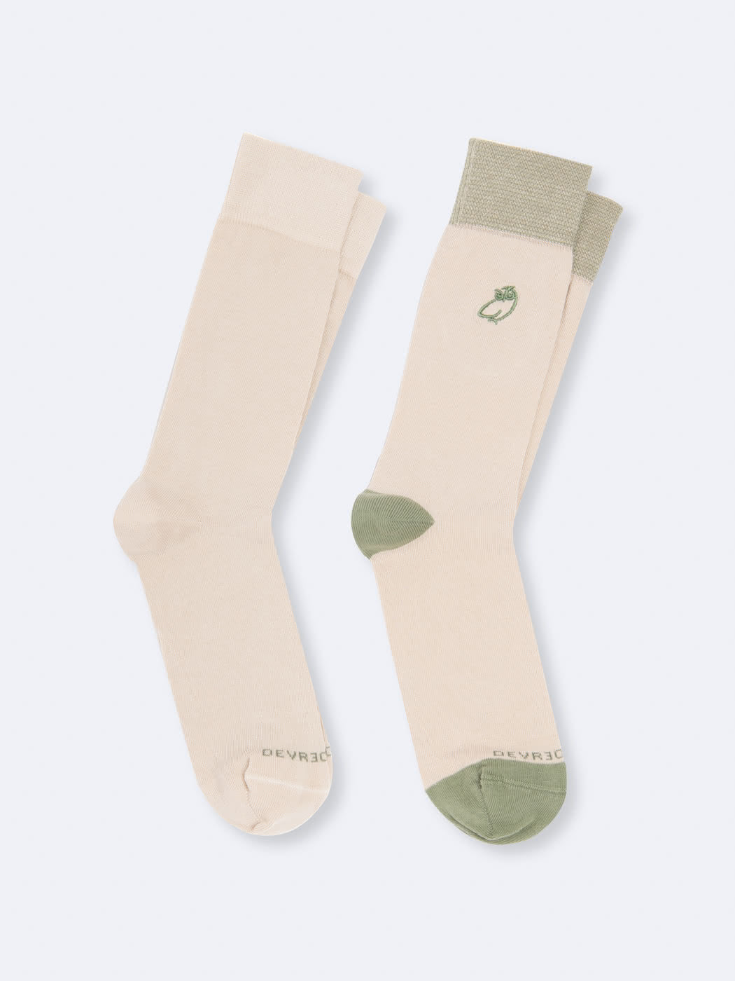 Chaussettes brodées en coton biologique - DEVRED 1902