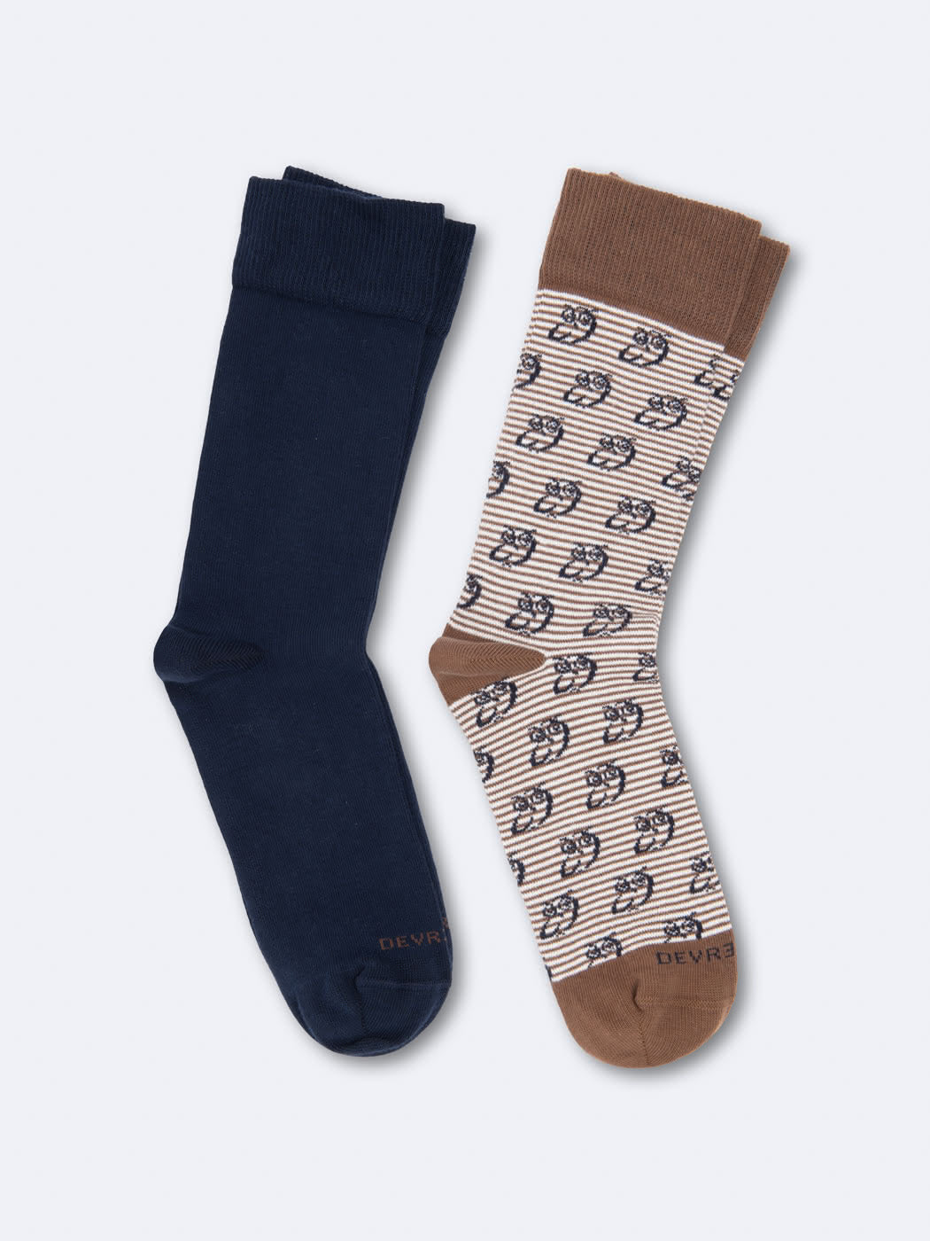 Chaussettes à motifs en coton biologique - DEVRED 1902