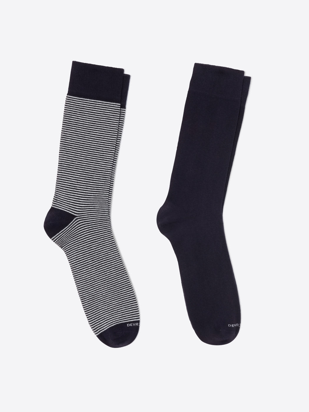 Lot de chaussettes à rayures bicolore - DEVRED 1902
