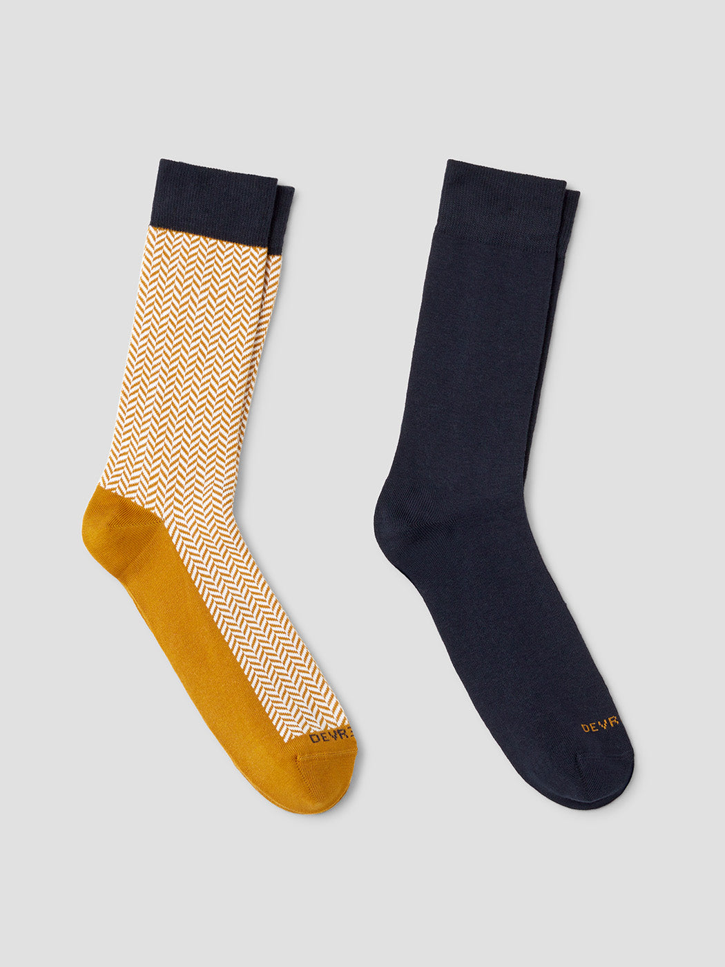 Lot de chaussettes fantaisie bicolore - DEVRED 1902