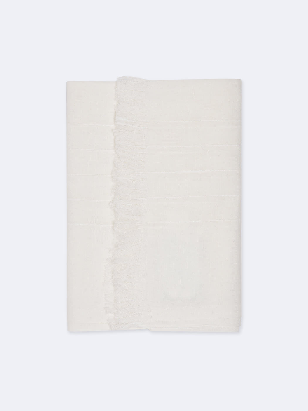 Echarpe tissée à rayures en coton-lin - DEVRED 1902