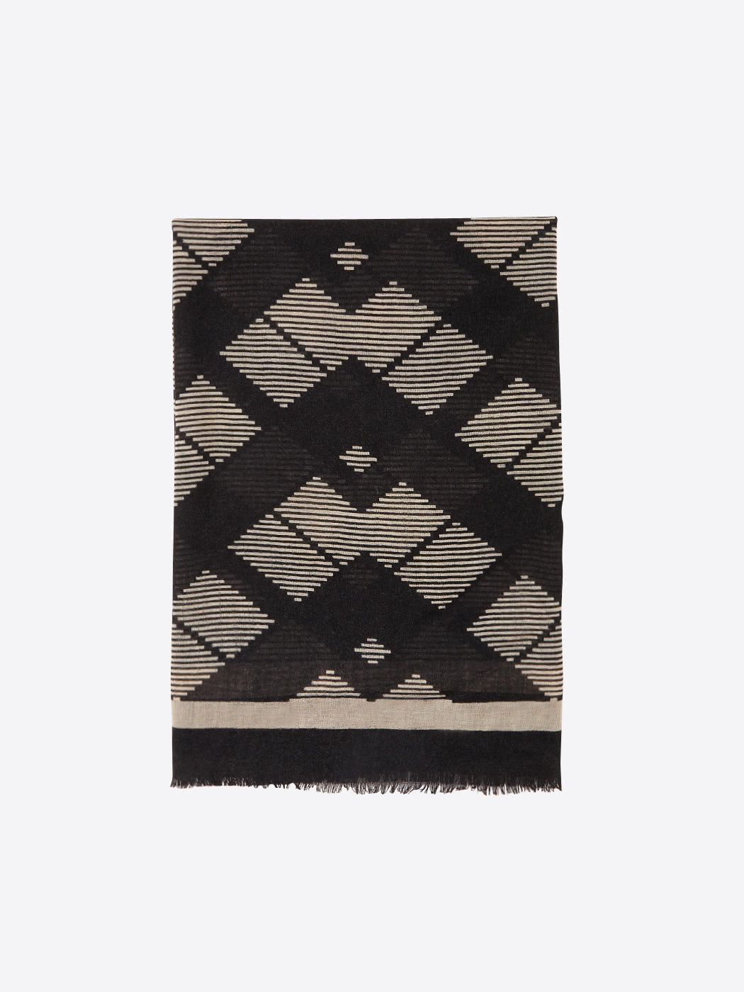 Echarpe à motif géometrique 100% laine - DEVRED 1902