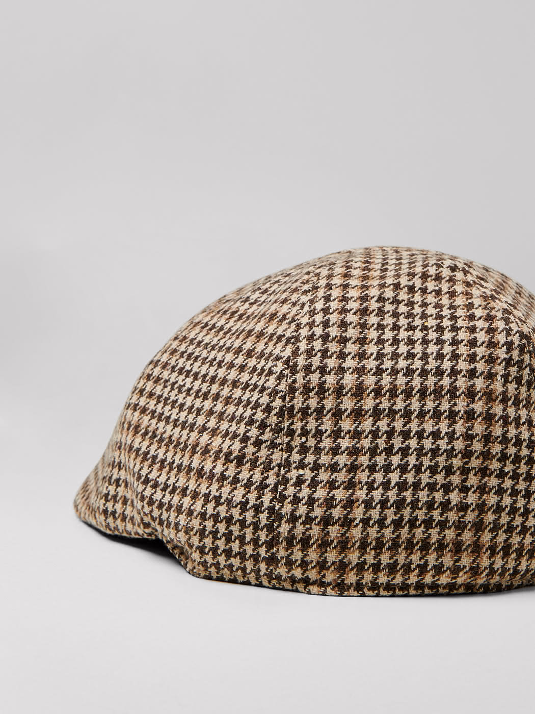 Casquette gavroche motif pied de poule. - DEVRED 1902