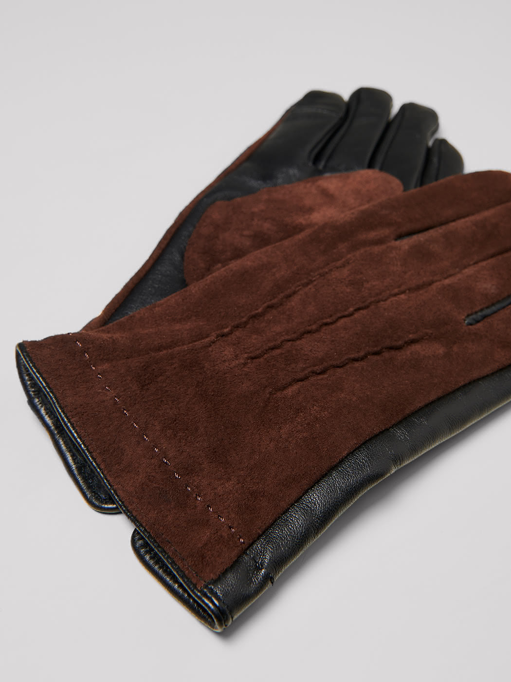 Gants en cuir bicolore - DEVRED 1902