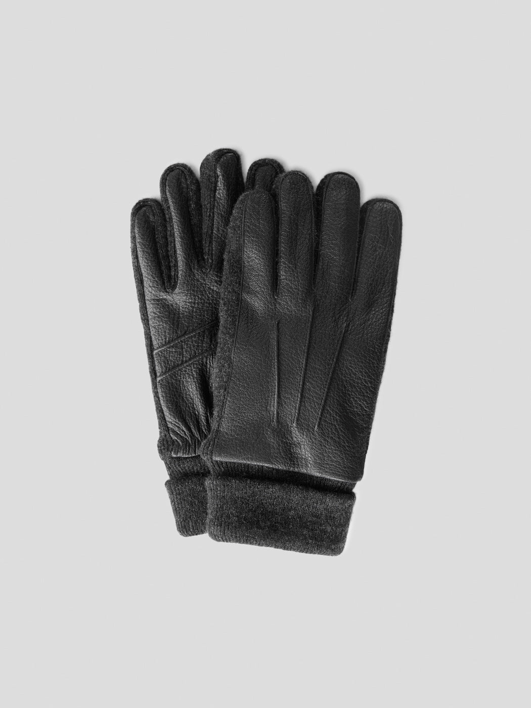 Coffret gants bi-matière cuir et maille - DEVRED 1902