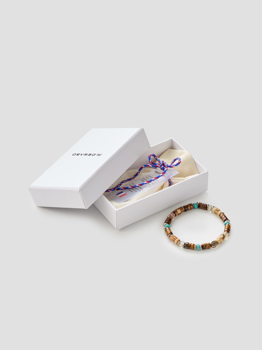 Bracelet en perles et bois - DEVRED 1902