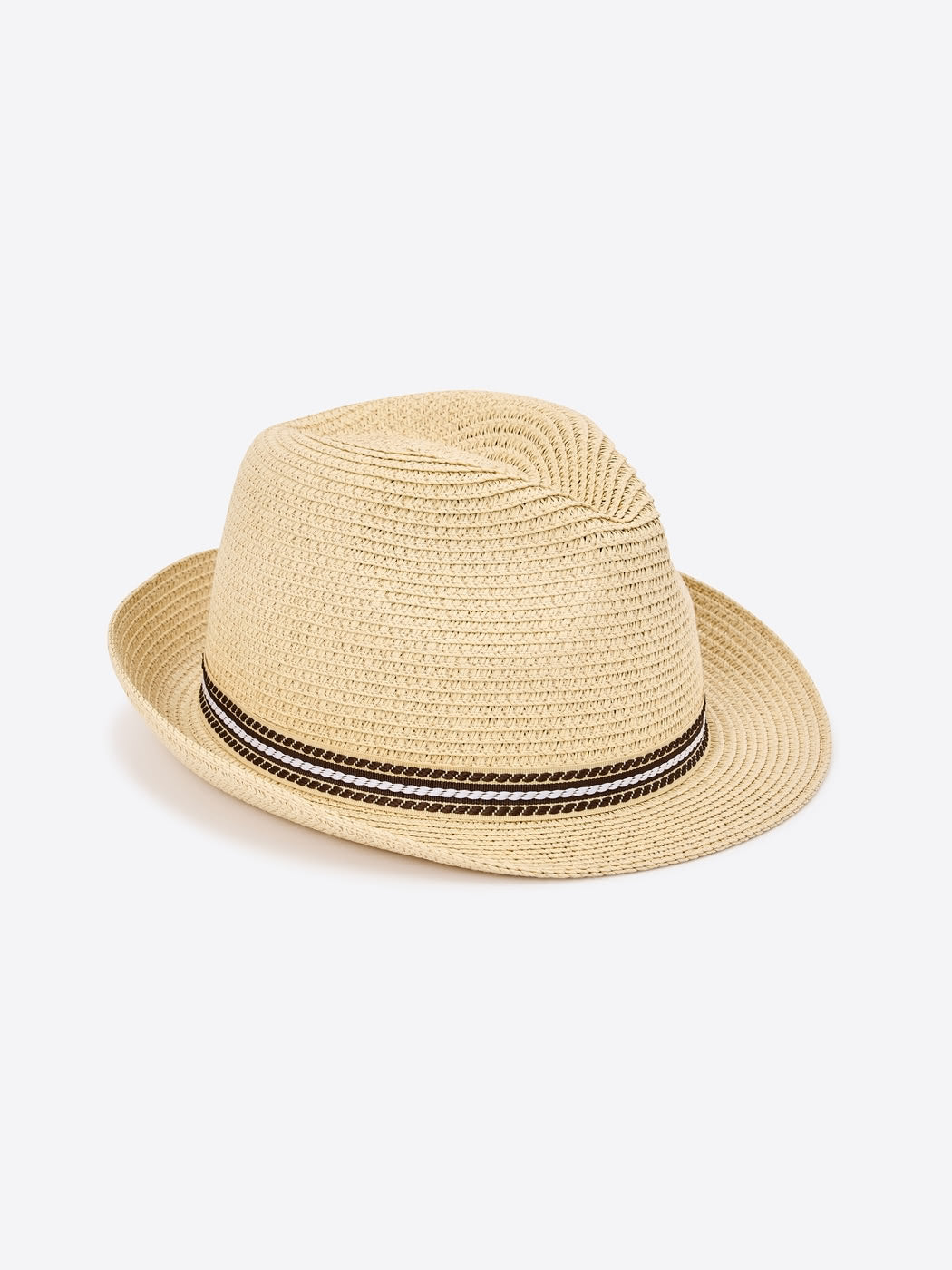 Chapeau de paille ruban à rayures - DEVRED 1902