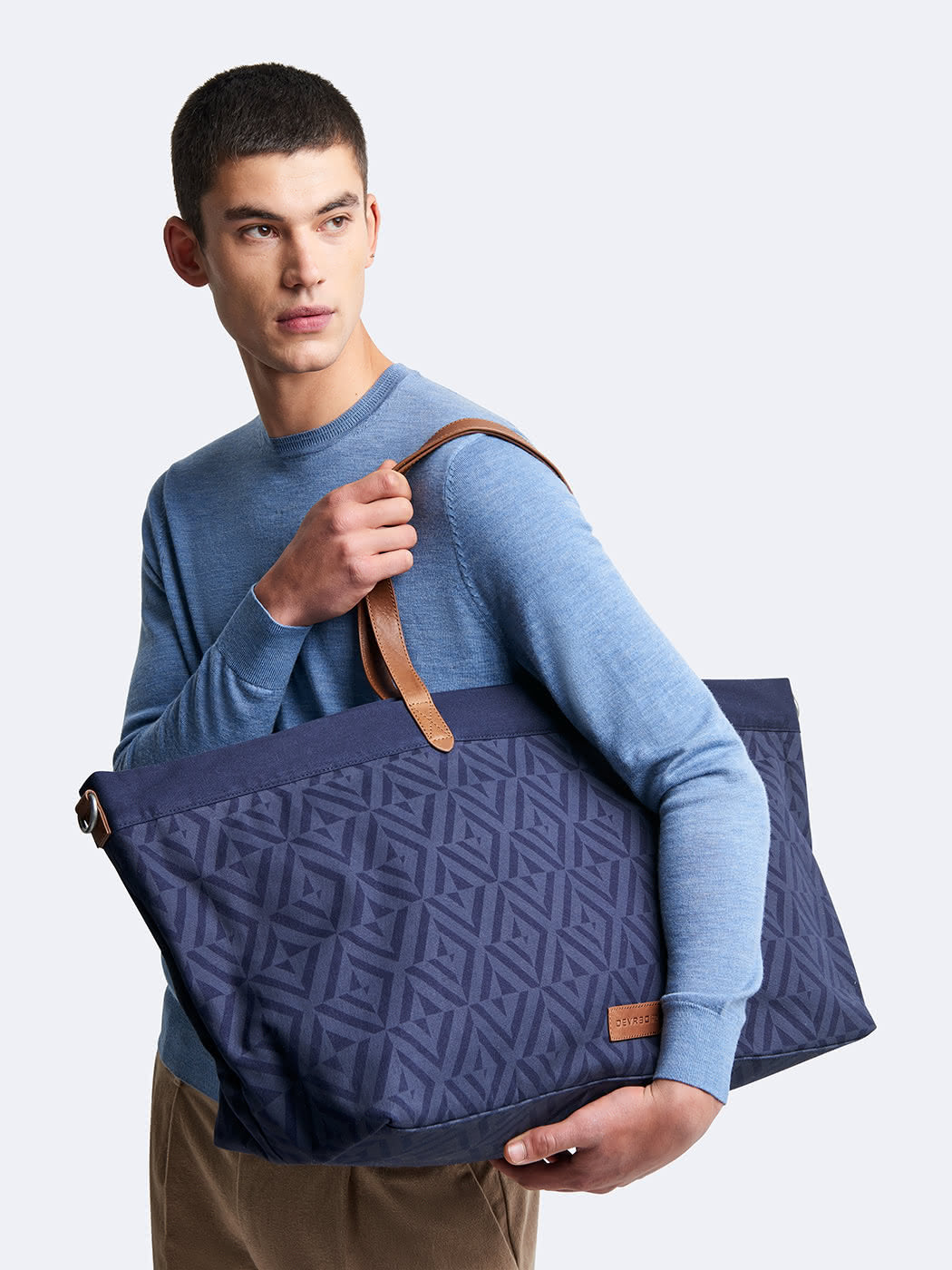 Sac de voyage en cuir uni - DEVRED 1902