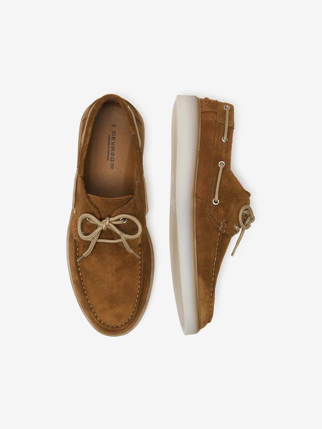 Chaussures bateau en cuir suédé - DEVRED 1902