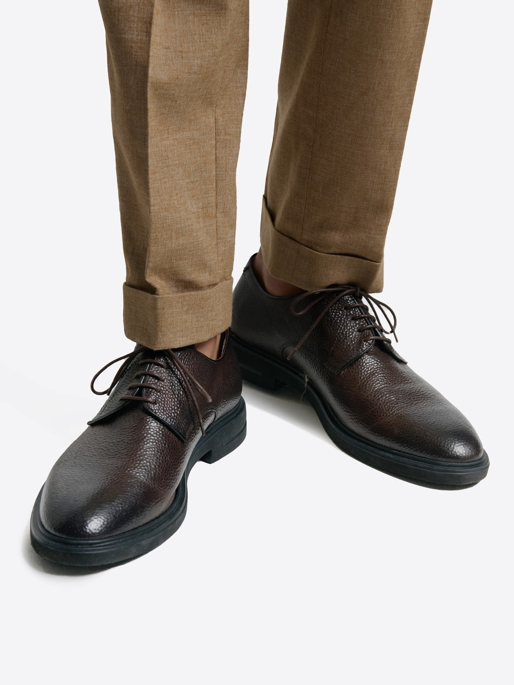 Derbies en cuir grainé - DEVRED 1902