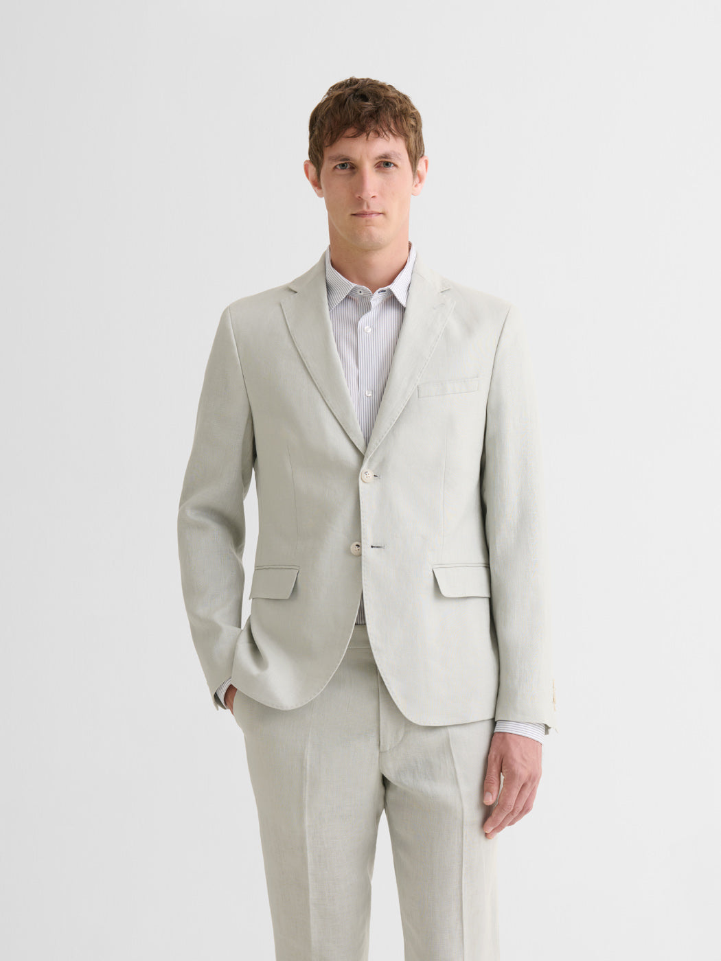 Veste de costume slim en lin - DEVRED 1902