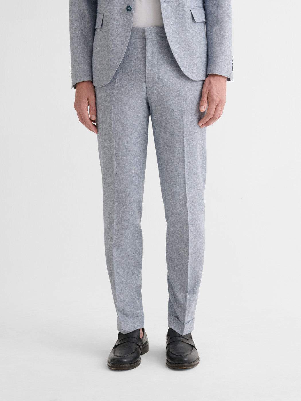 Pantalon de costume slim en coton lin - DEVRED 1902