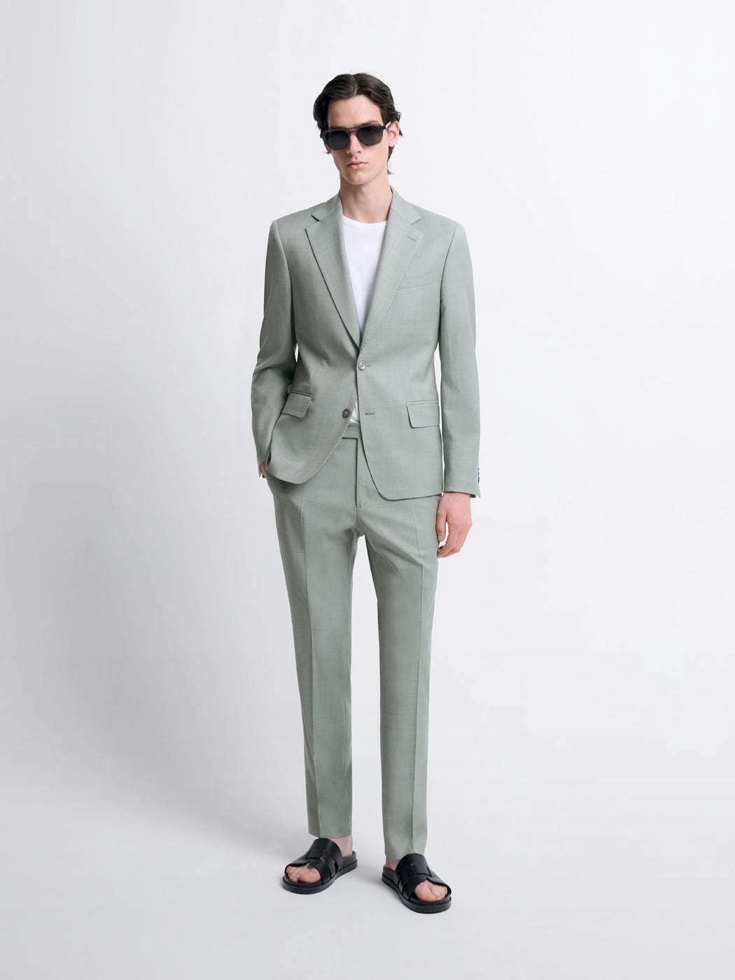 Pantalon de costume slim en laine - DEVRED 1902