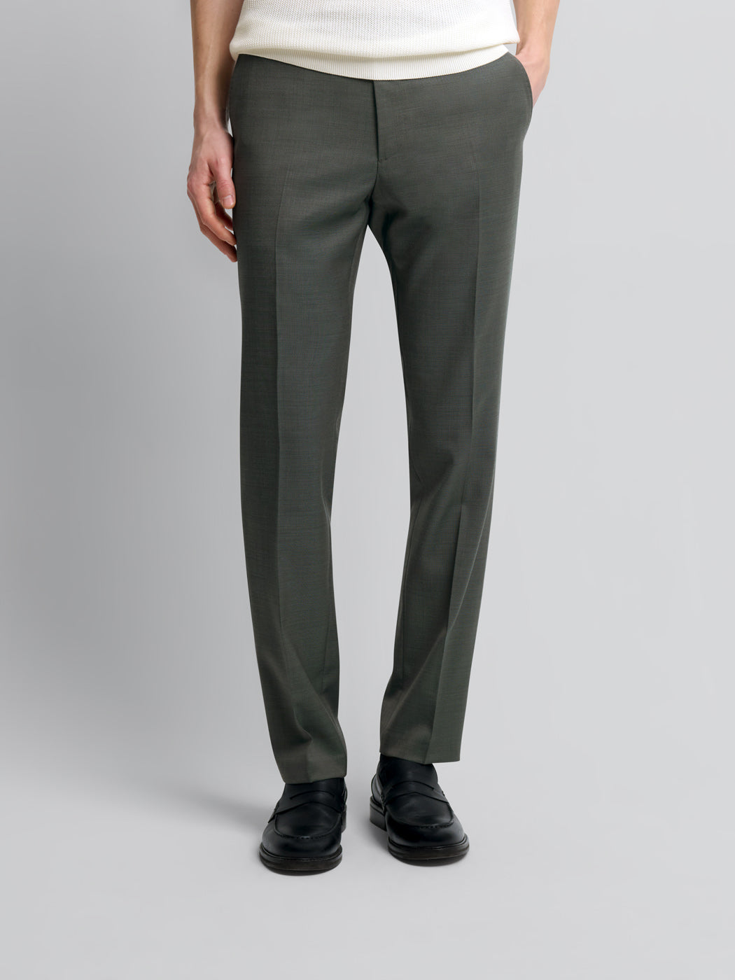 Pantalon de costume slim en laine - DEVRED 1902