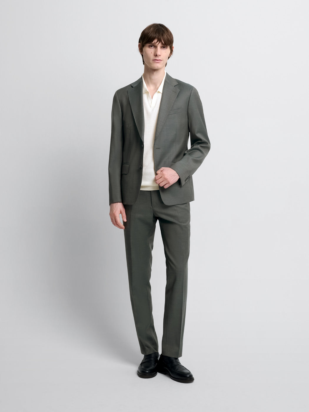 Pantalon de costume slim en laine - DEVRED 1902