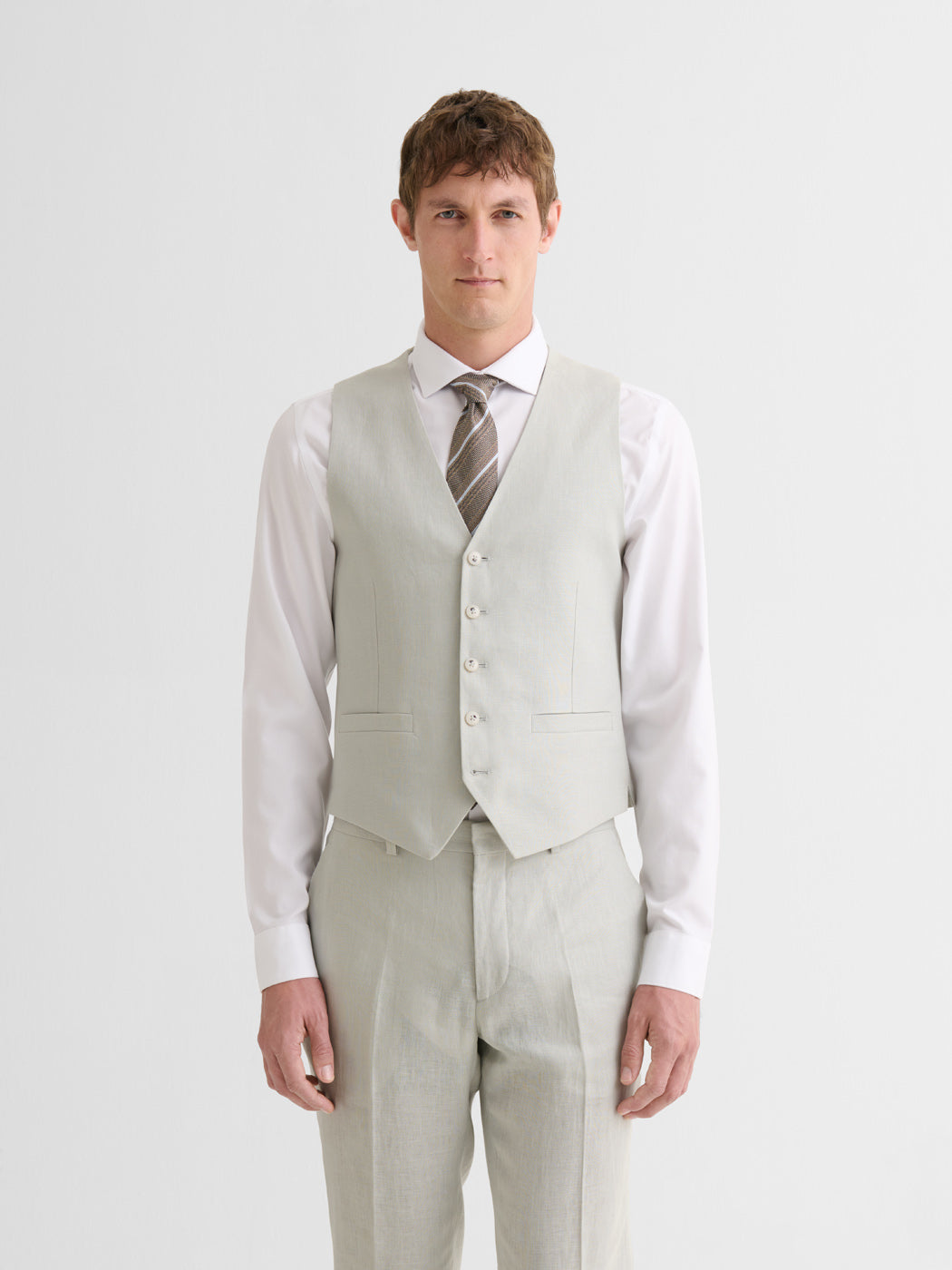 Gilet de costume en lin - DEVRED 1902