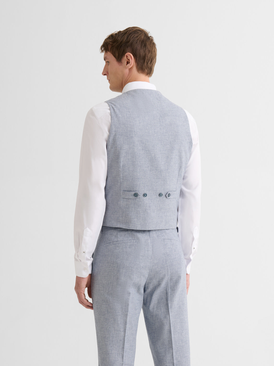 Gilet de costume en coton lin - DEVRED 1902