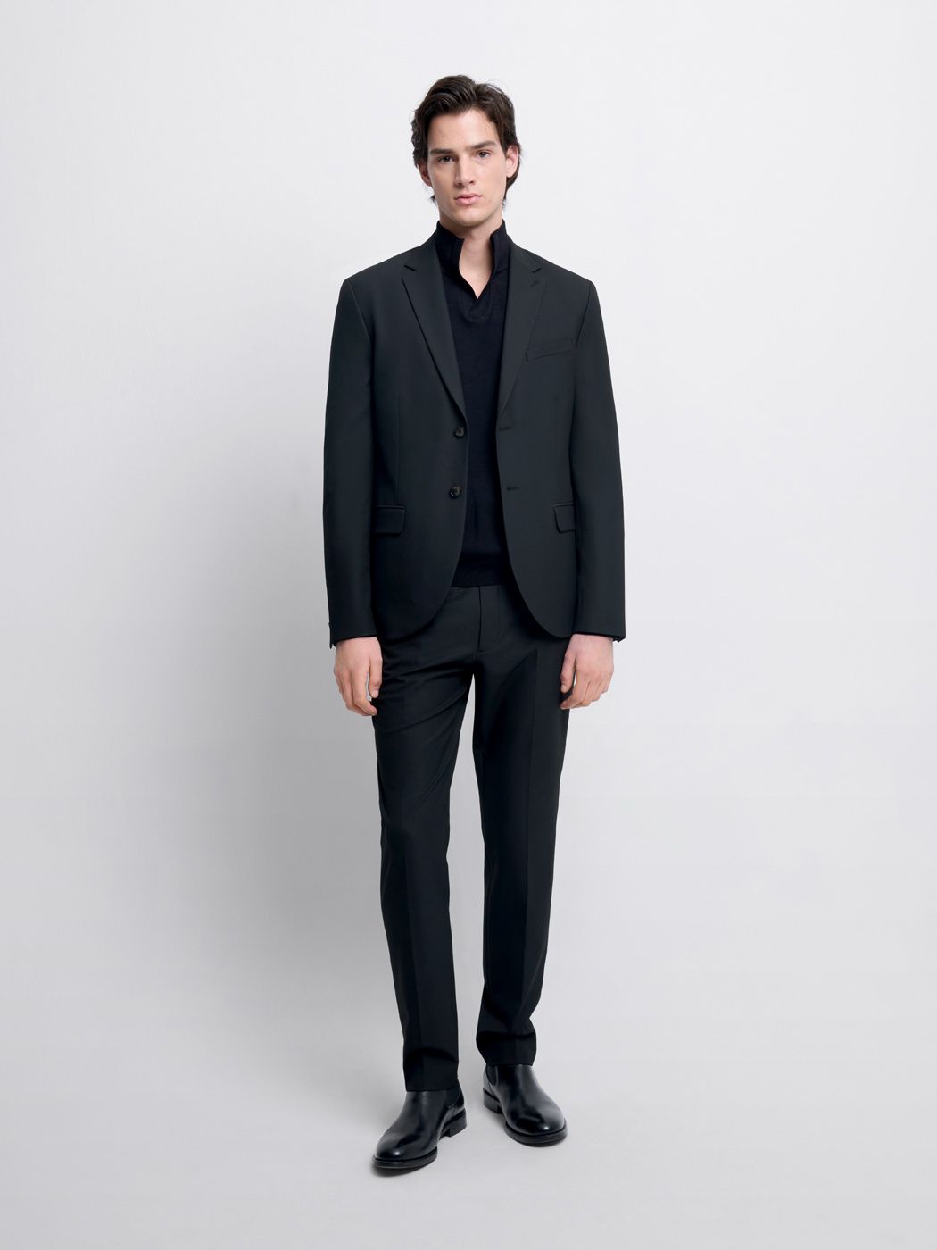 Costume 3 pièces slim bistretch noir